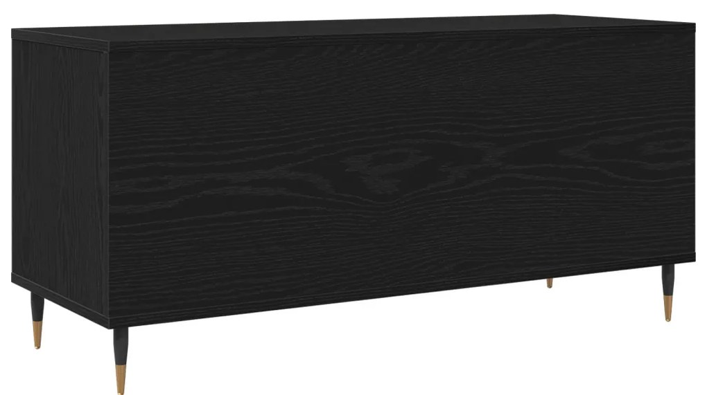 Rekord Szekrény Fekete Tölgy 100x38x48 cm Mérnök Fa