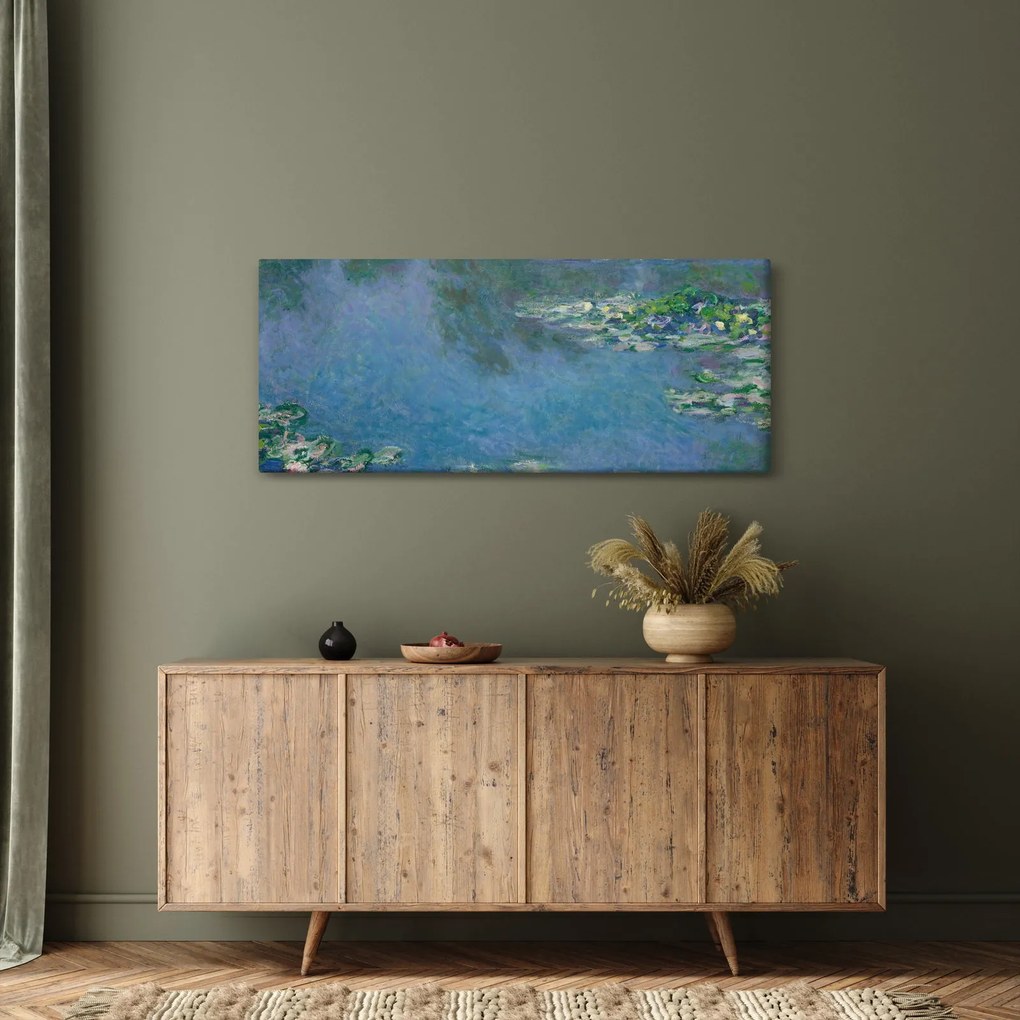 Kép - Claude Monet, Water Lilies, reprodukciók (120x50 cm)