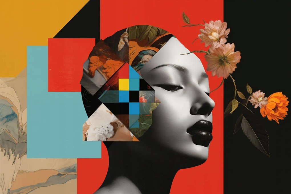 Poszter 91,5x61cm Az áthajolt virágzás szobra