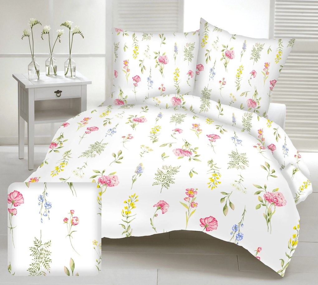 Rimini krepp ágyneműhuzat TiaHome - 1x Párna 90x70cm, 1x Paplan 140x200cm
