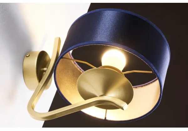 Jupiter 2115 - KASZMIR fali lámpa 1xE27/15W/230V kék/arany