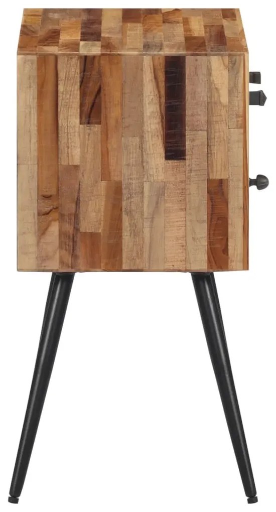 Tömör tíkfa éjjeliszekrény 47 x 31,5 x 60 cm