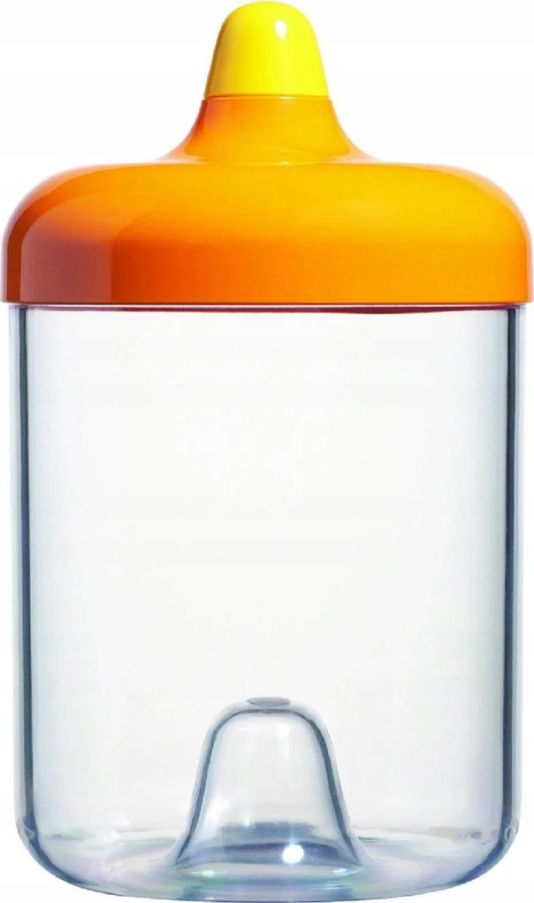 ViceVersa Műanyag tartály hengeres 1L narancssárga 11322