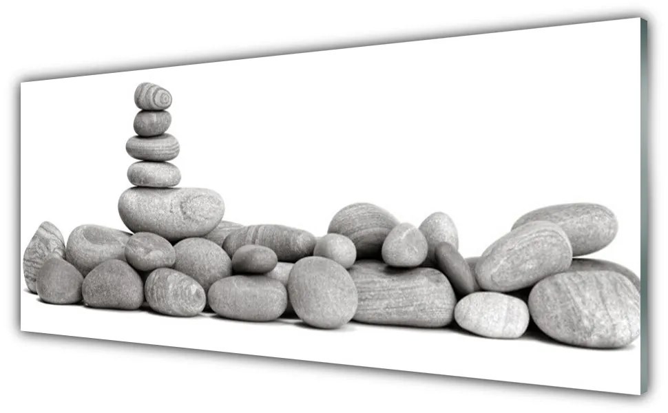 Üvegkép falra kövek Art 125x50 cm