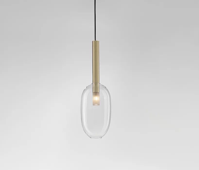 NOVA LUCE 9028833 AMELIA Egyágú Függesztett Lámpa Üveg G9 IP20