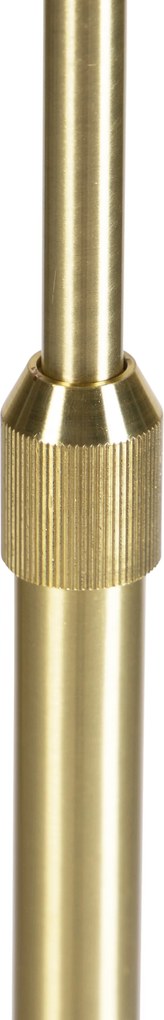 Állólámpa arany/bronz bársony árnyékolóval páva 40/40 cm - Parte