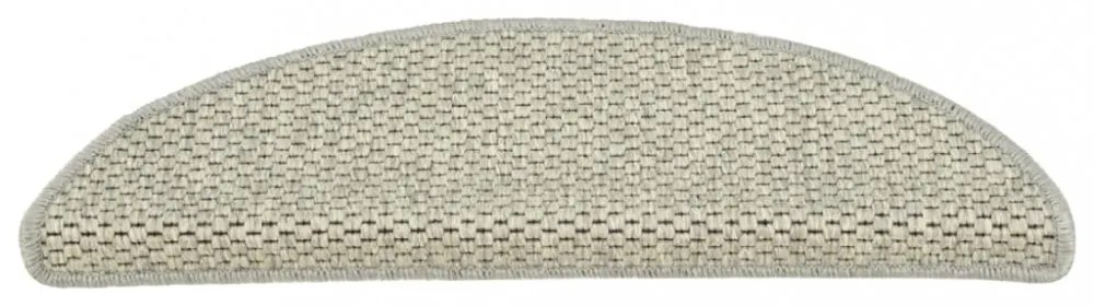 15 db szizálhatású világoszöld öntapadó lépcsőszőnyeg 65x21x4cm