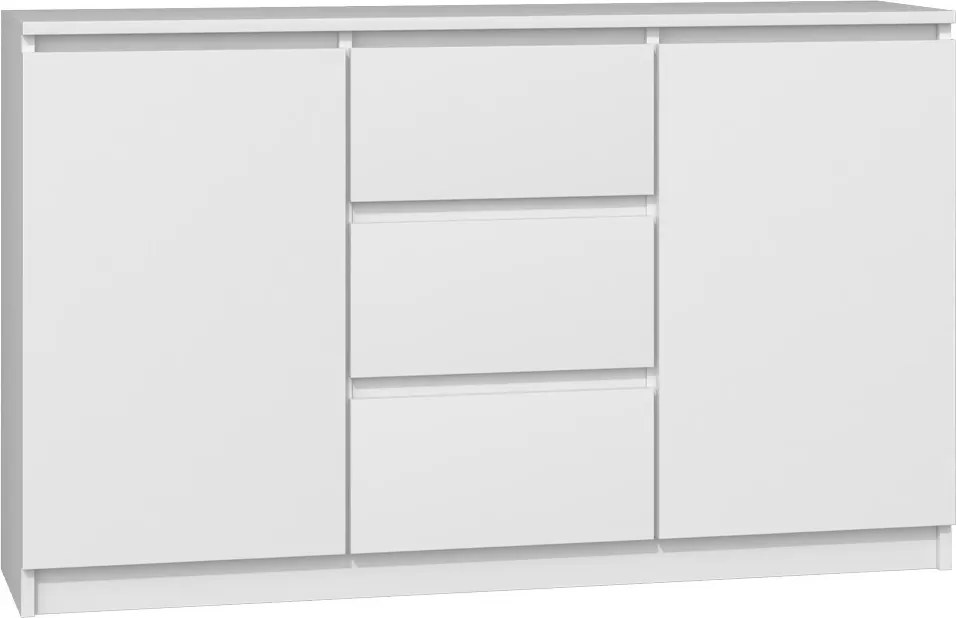 2D3S komód, fehér