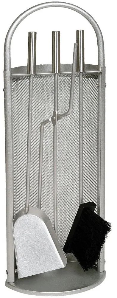 Kandalló szerszámok 4 db rozsdamentes