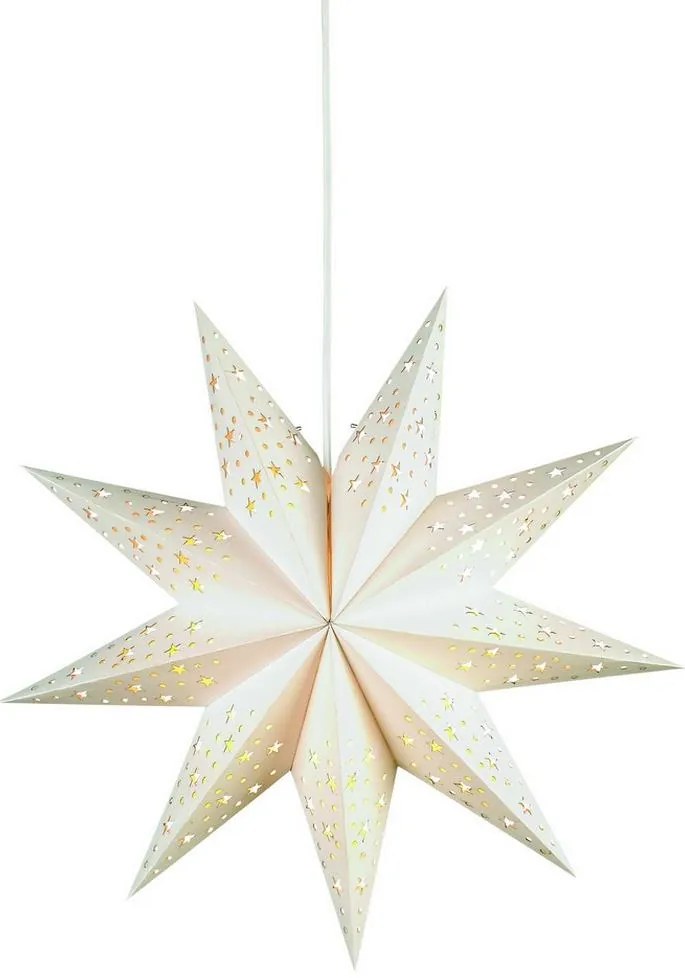 Markslöjd 700319 - Karácsonyi dekoráció SOLVALLA 1xE14/25W/230V fehér 45 cm