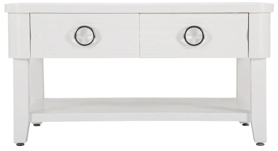 Fehér jegenyefenyő dohányzóasztal 60x90 cm Shine – Mauro Ferretti