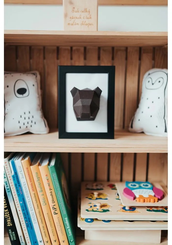 Mini medve kreatív hajtogatható papírfigura - Papertime