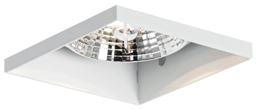 6 db-os süllyesztett spotlámpa szett fehér GU10 70 mm-es, szegély nélküli - Oneon