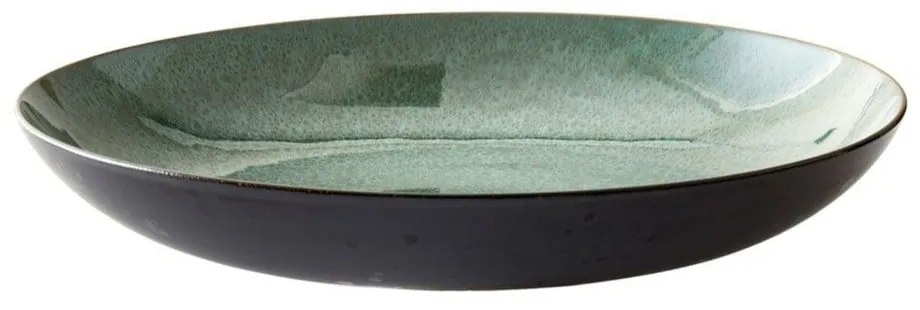 Zöld-fekete kőedény tál ø 40 cm Gastro Black/Green – Bitz