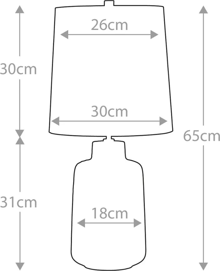 Elstead Lighting WOOLWICH WOOLWICH-TL Asztali lámpa 1x60W/E27