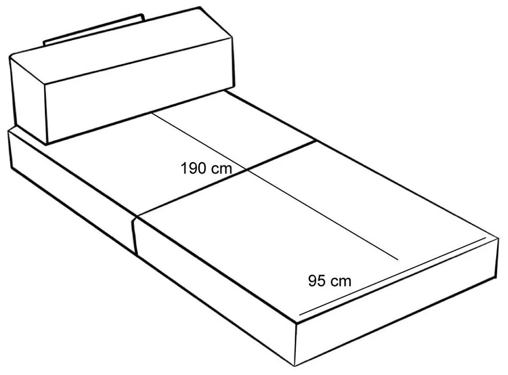 Sarokkanapé Comfort Mini - Narancssárga