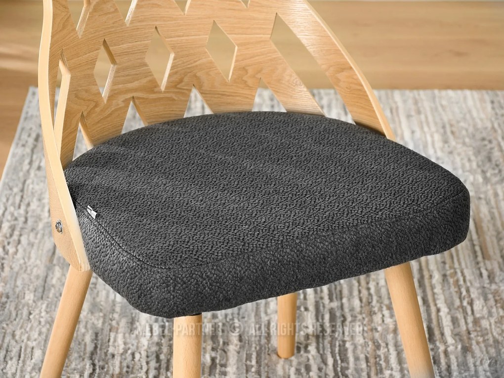 Szék Crab (grafit + tölgy). Akció -15%. 1111029