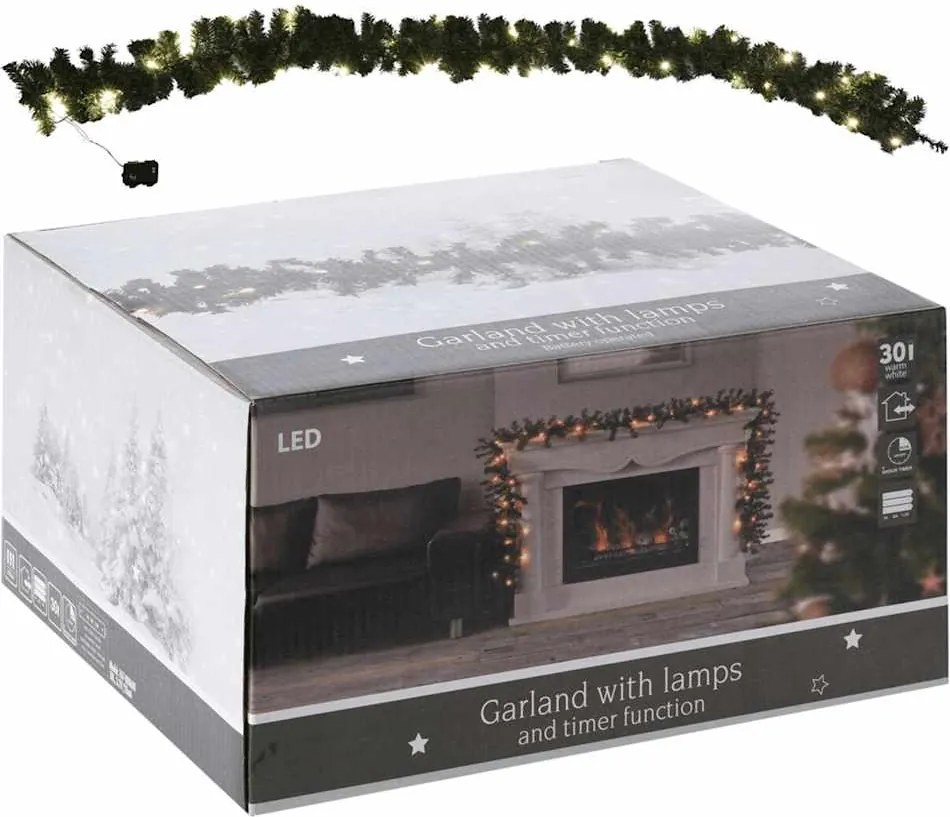 Ambiance karácsonyi fényfüzér 30 LED-del 270 cm