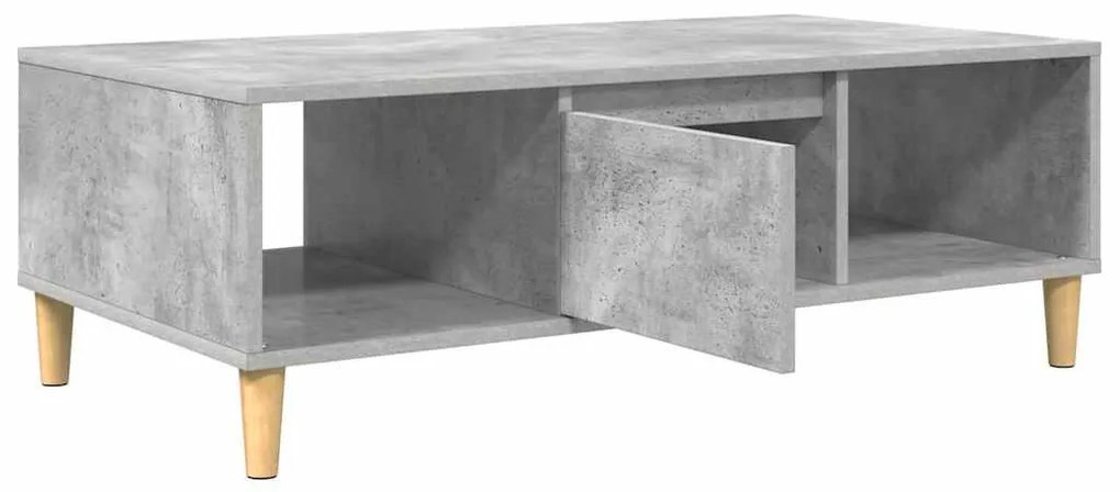 Dohányzóasztal Beton szürke 103,5 x 60 x 35 cm Faanyag