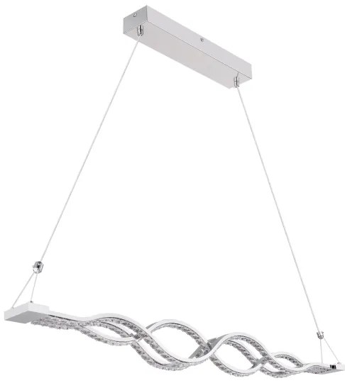 Globo 67109-30 - LED Szabályozható csillár zsinóron PILLA 1xLED/30W/230V + távirányító