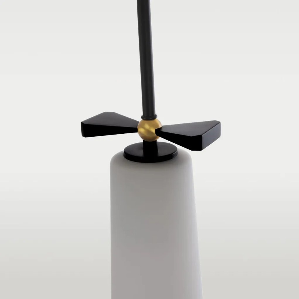 COSMOLIGHT P01121BK BOW Egyágú Függesztett Lámpa Fém E27 IP20
