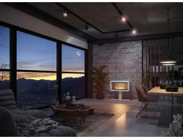 InFire - BIO kandalló 82,5x78 cm 3kW fehér