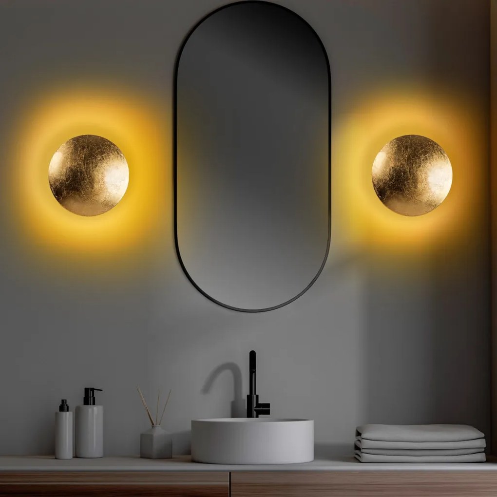 Yosma 13640 arany fém LED falilámpa