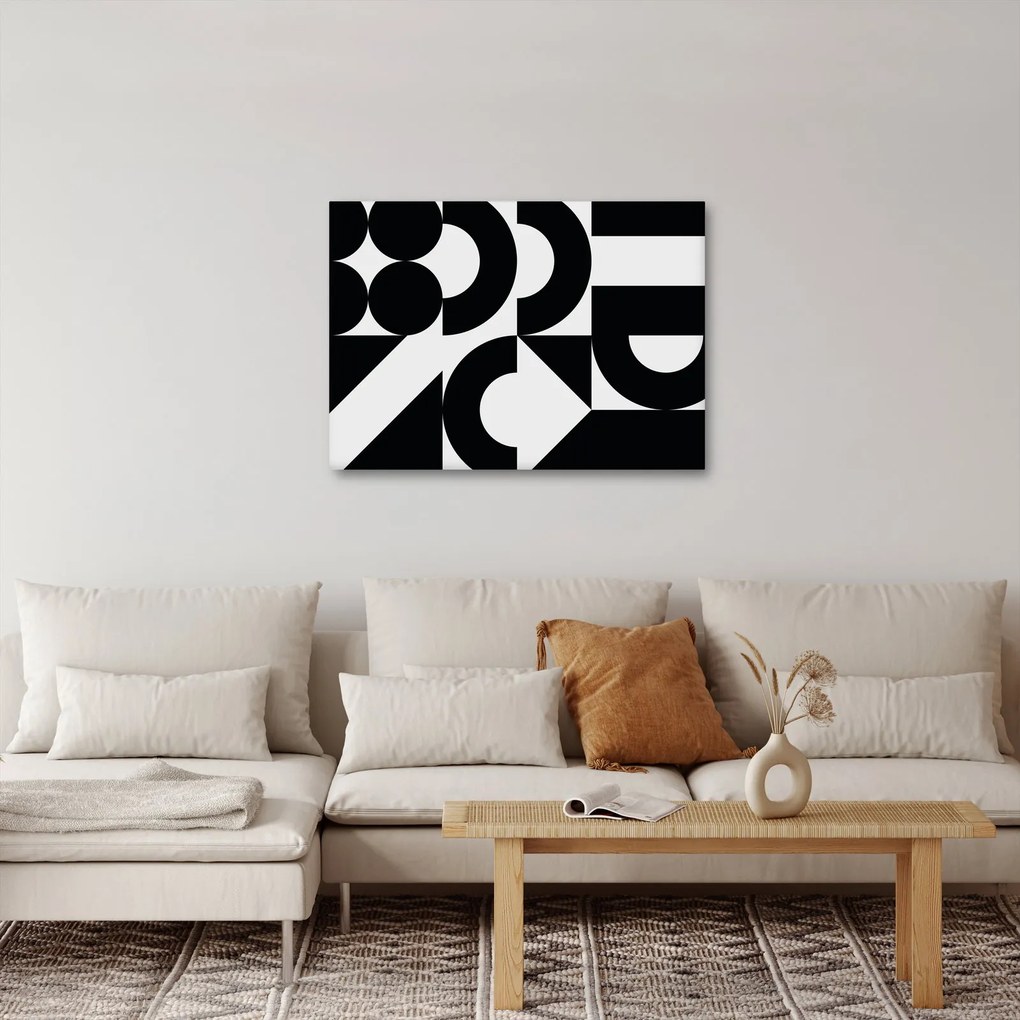 Kép - Geometriai absztrakció N⁰2 (70x50 cm)