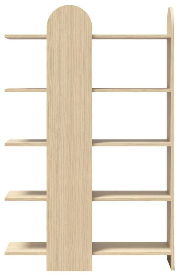 Könyvespolc tölgyfa dekorral 112x175 cm Venice - TemaHome