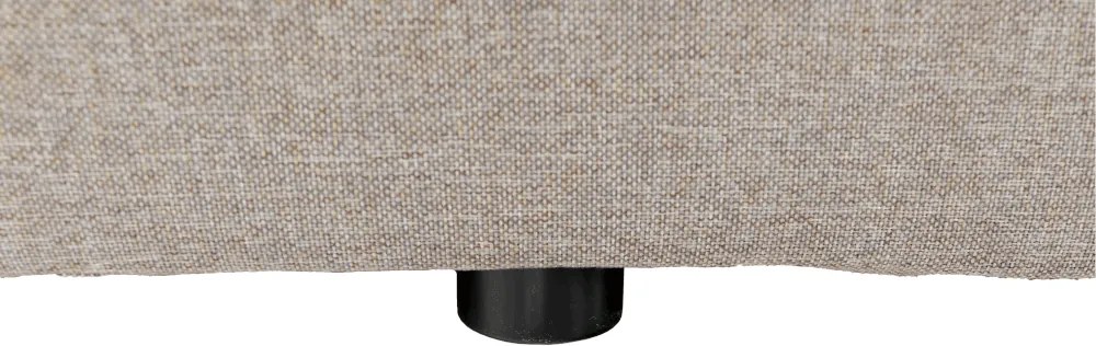 Boxspring típusú ágy 180x200, szürkésbarna taupe, FERATA TV KOMFORT