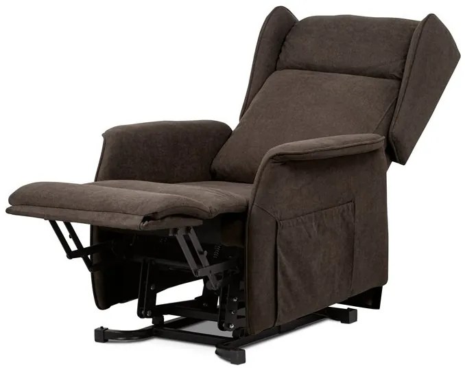 Elektromos Fekvőfotel, Barna Szövet. TV-1190 BR2