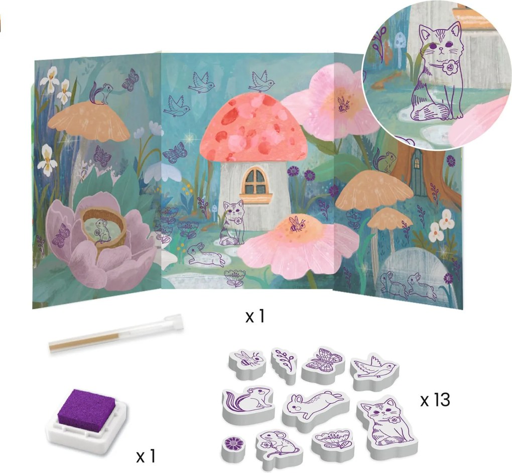 Kreatív műhely - 6 technika 1 dobozban - Bájos bolyhos - Fluffy box