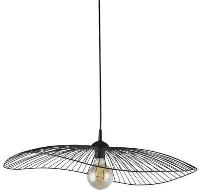 Searchlight 88550BK - Csillár zsinóron WAVE 1xE27/60W/230V fekete