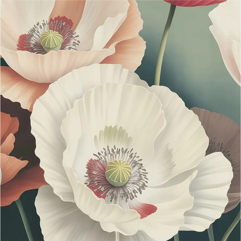 Fotótapéta Flizelin Dekoratív tapéta Virágos szépség 250x250 Ragasztó