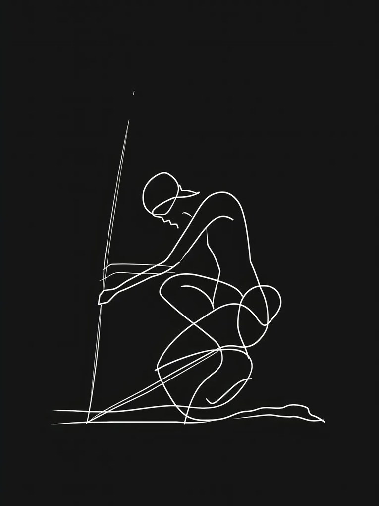 Poszter 60x80cm Vonal