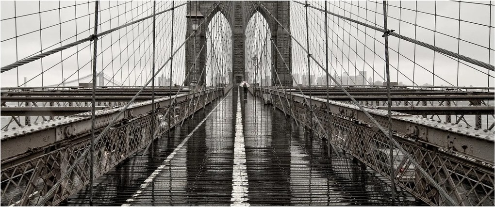 Kép - Brooklyn híd (120x50 cm)