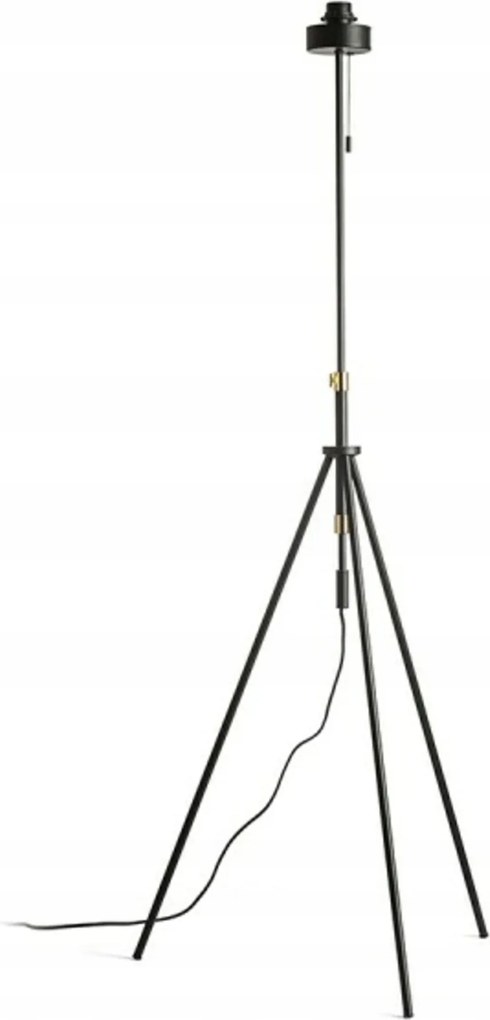 Rendl Luton állólámpa foglalat fekete/sárgaréz E27 max 40W háromlábú állvány
