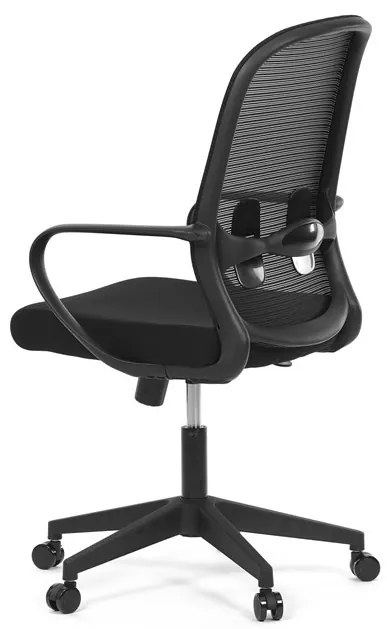 Fekete Szövet Irodai Szék Hinta Mechanikával. KA-S424 BK