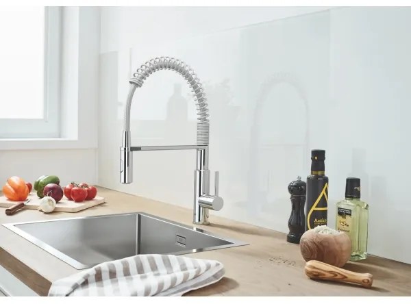 GROHE 31726SD0 - K700 konyhai mosogató, 550 × 450 mm, rozsdamentes acél