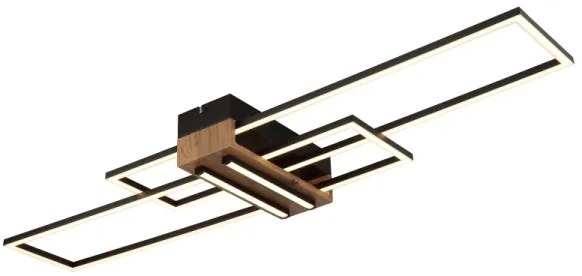 Globo 67208-40N - LED Mennyezeti lámpa DAKARI LED/40W/230V 3000K 25x100 cm fekete