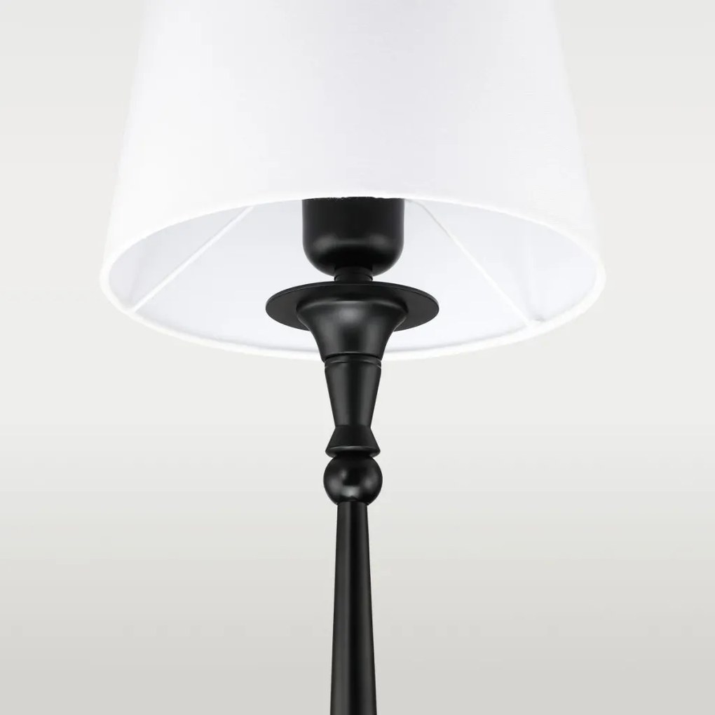 Cosmolight AUSTIN T01241BK-WH Asztali lámpa 1x40W/E27 IP20