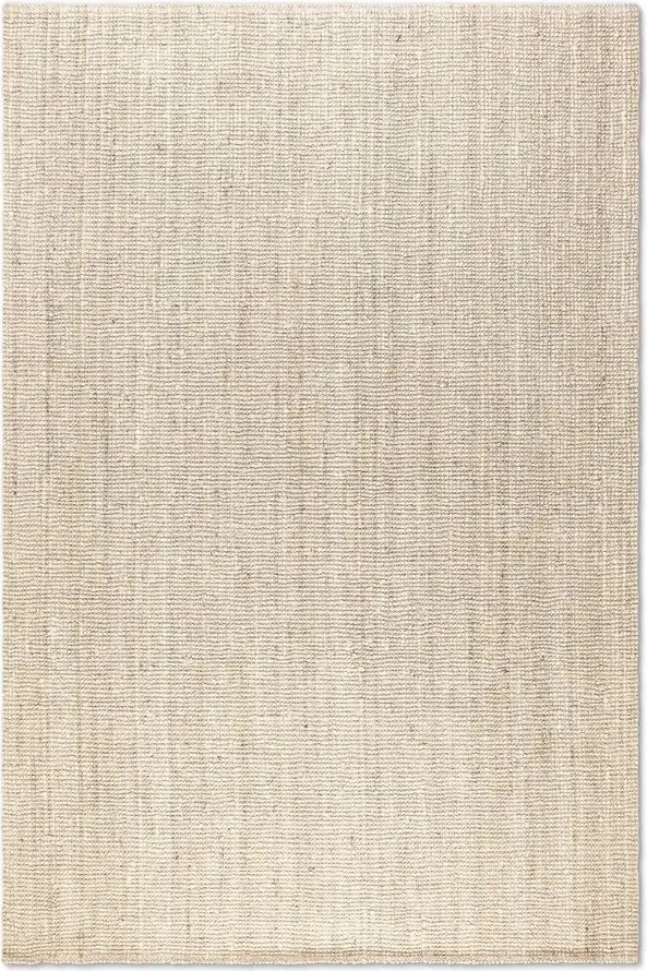 Juta szőnyeg nappaliba 190x280cm, természetes krémszínű juta szőnyeg