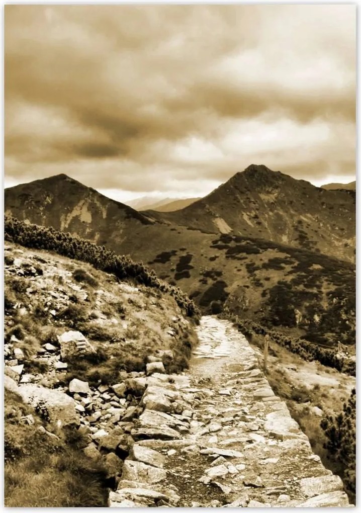 Poszterek 70x100 Tátra Lengyel hegyek Kilátás