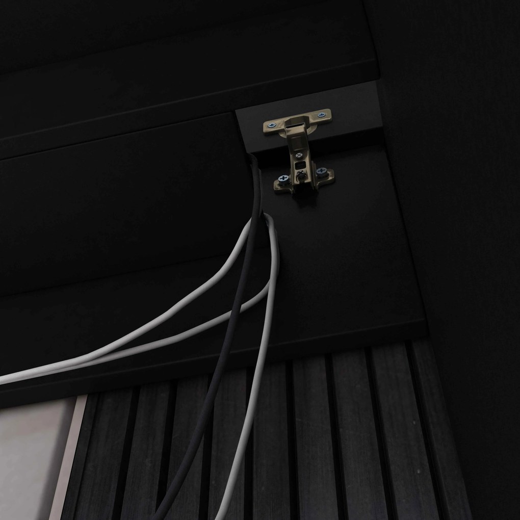 AKCIÓ Íróasztal NEVY 120x60 cm, fekete II. osztály