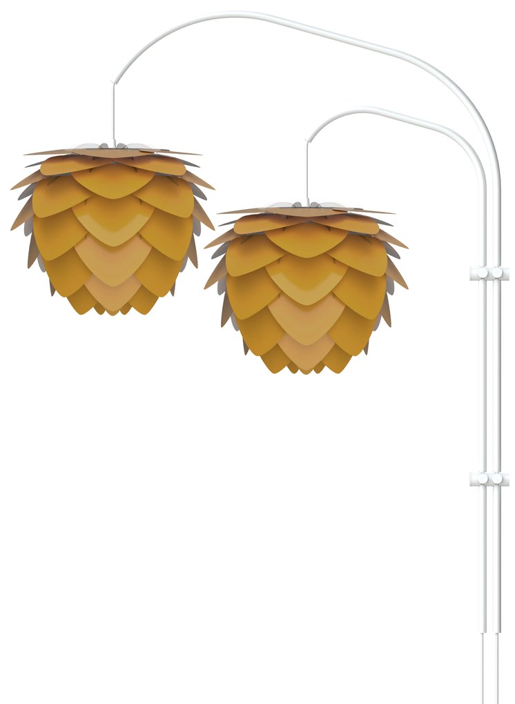 Falikar Willow wall hanger double fehér, magasság 123 cm - UMAGE