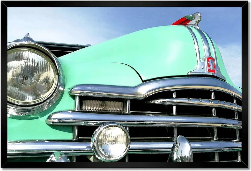 Poszterek keretben 60x40 Kubai autók Kuba