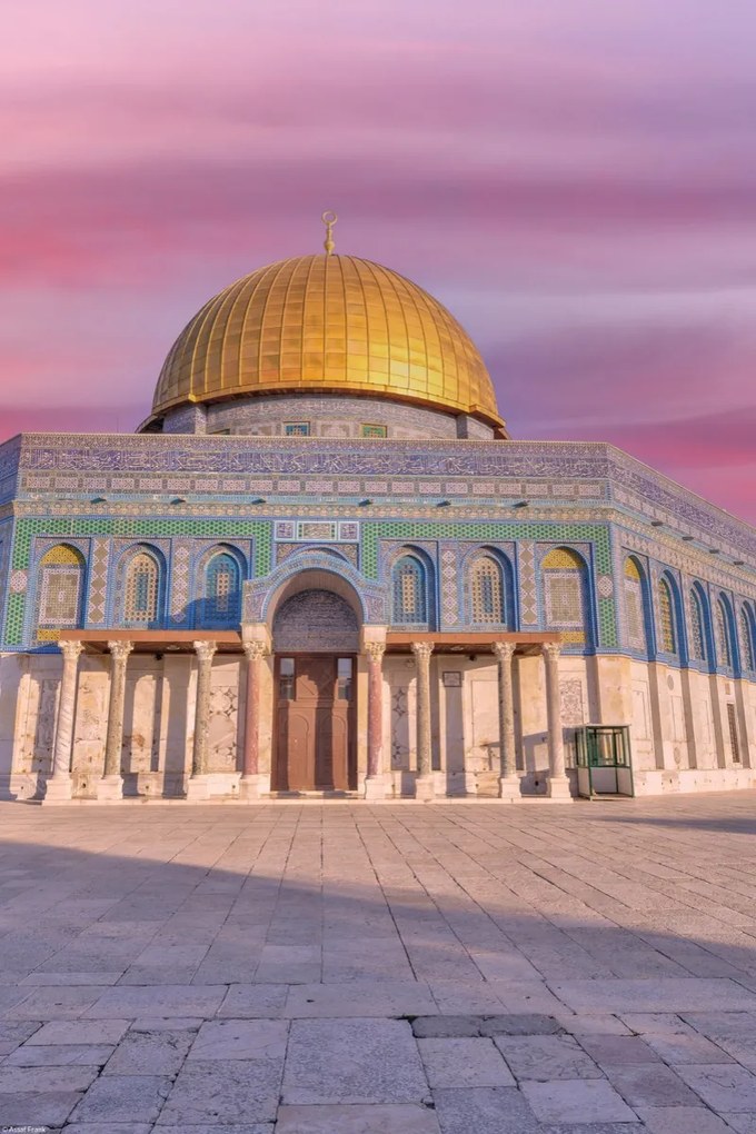 Poszter 30x45cm Al-Aksza mecset 3, Assaf Frank