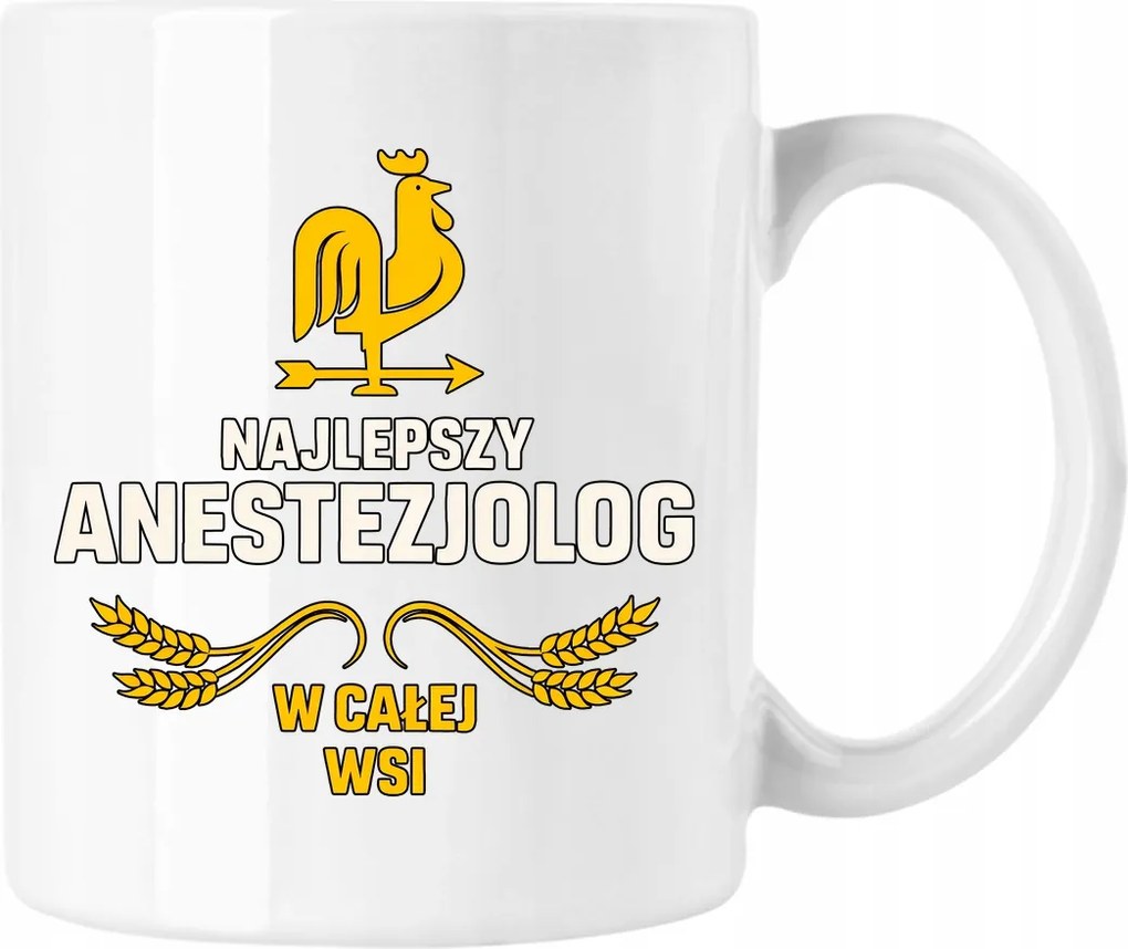 Bögre Legjobb Aneszteziológus Fehér 330ml