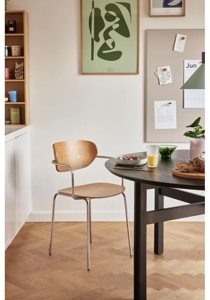 Fekete kerek étkezőasztal ø 140 cm Fjord – Hübsch