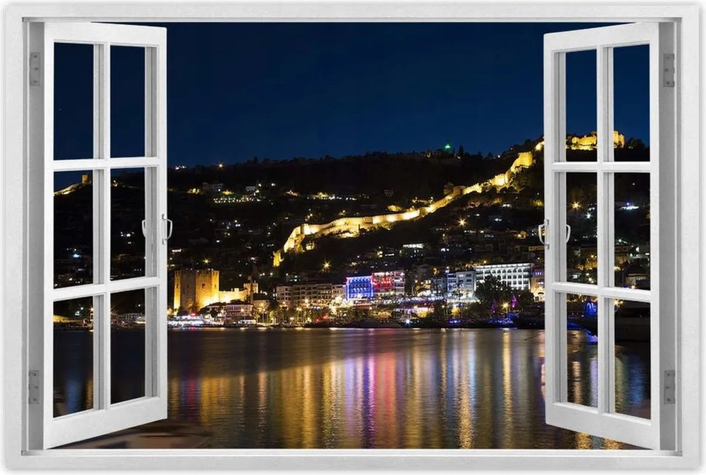 Poszterek 90x60 Antalya éjszaka Kirándulás